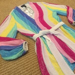retrofete gabrielle robe dress unicorn stripes